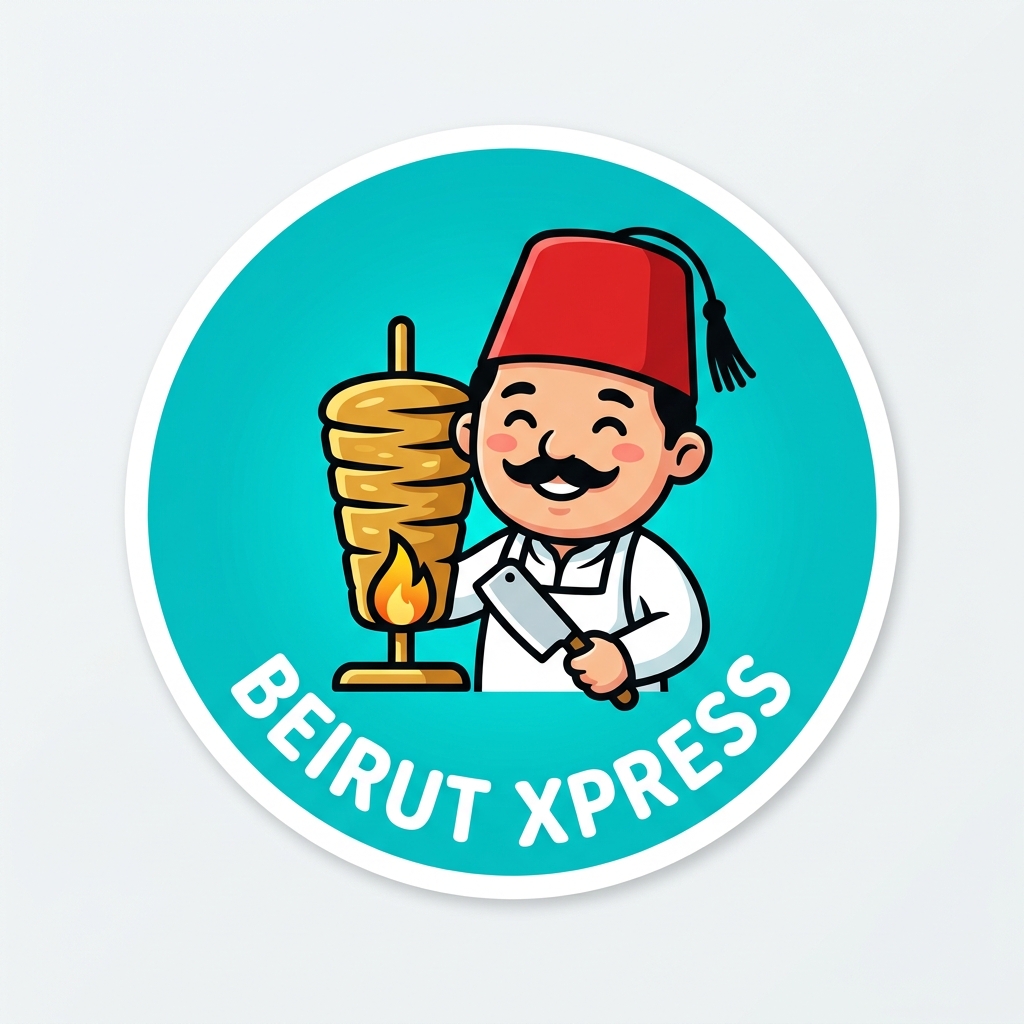 Beirut Xpress Chef Mascot